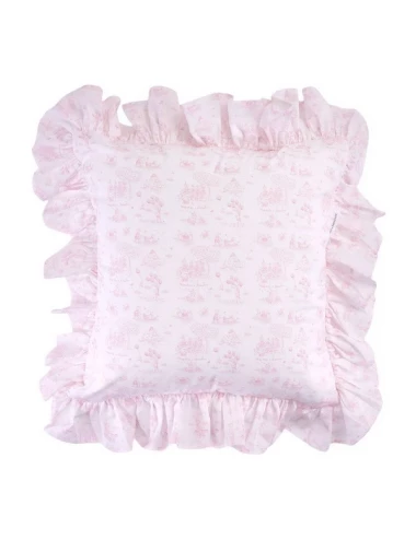Coussin - Volants Pink Garden Party
