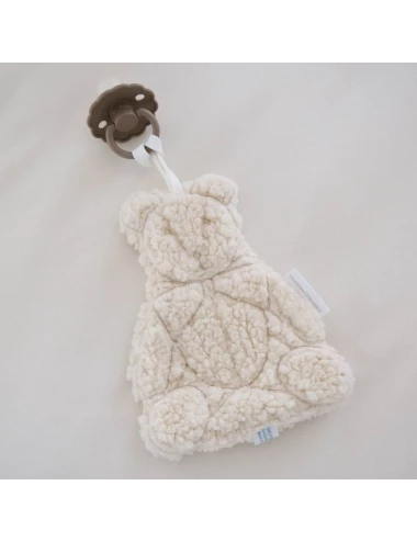 Attache tétine - Ours (Camel)