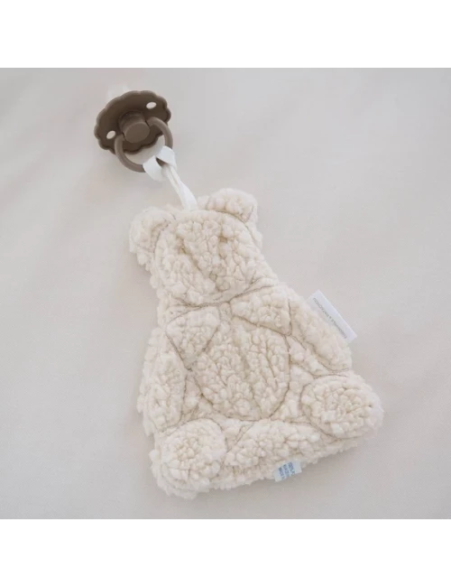 Attache tétine - Ours (Camel)
