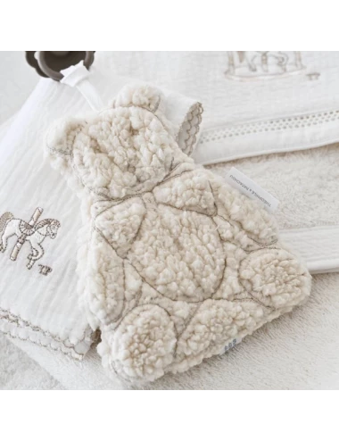 Attache tétine - Ours (Camel)