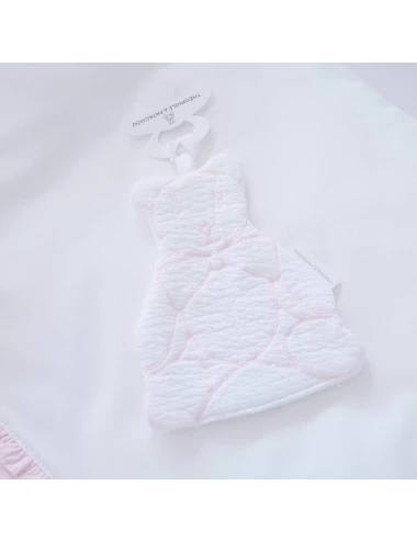 Attache tétine - Ours (Rose)