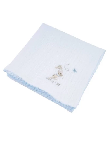 Coffret 3 langes - Blue Garden Party (60x60)