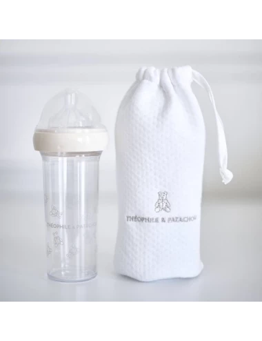 Biberon Théophile & Patachou x Le Biberon Français (210ml - Ivoire)