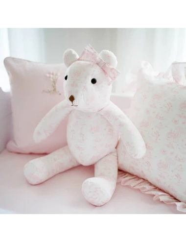 Ours Théophile - Pink Garden Party