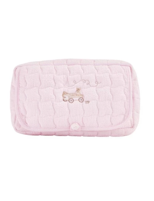 Housse lingettes de voyage - Pink Garden Party