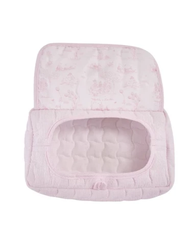 Housse lingettes de voyage - Pink Garden Party