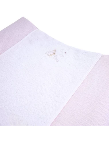 Housse matelas à langer - Pink Garden Party (52x66)