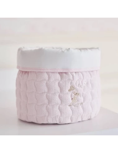 Panier de soins rond - Pink Garden Party