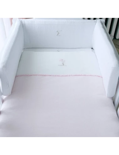 Tour de lit - Pink Garden Party (210cm H:23cm)