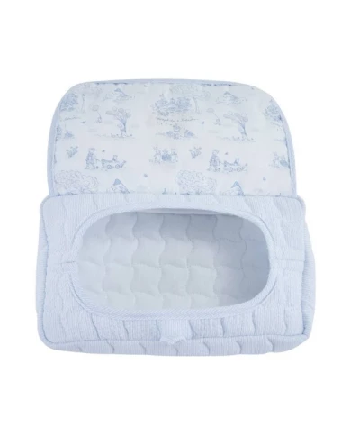 Housse lingettes de voyage - Blue Garden Party