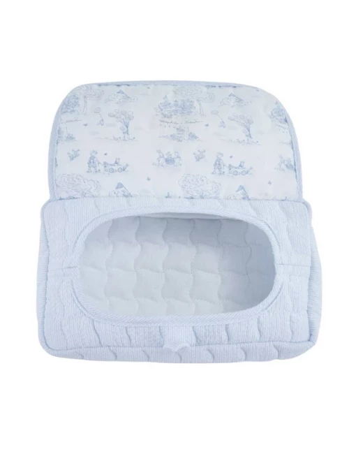 Housse lingettes de voyage - Blue Garden Party