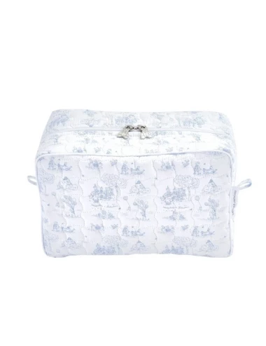 Trousse de toilette rectangle - Blue Garden Party