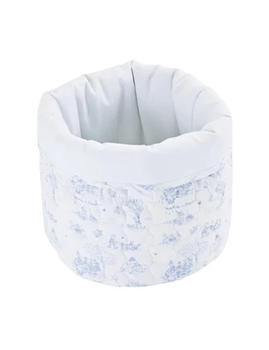 Panier de soins rond - Blue Garden Party