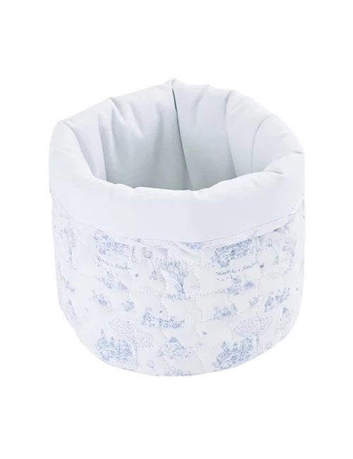 Panier de soins rond - Blue Garden Party