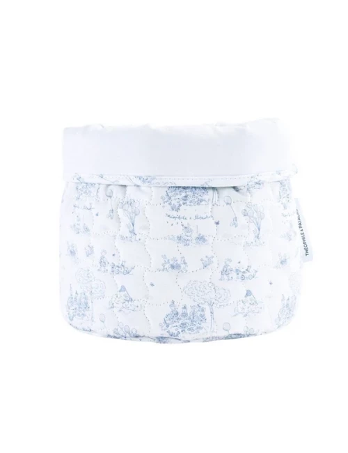 Panier de soins rond - Blue Garden Party