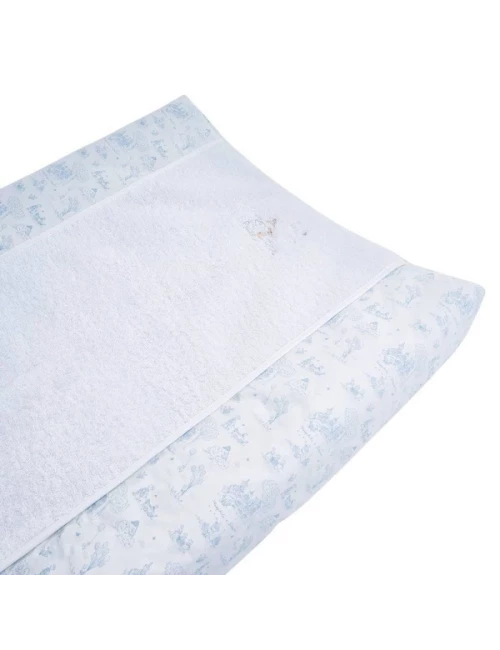Housse matelas à langer - Blue Garden Party (52x66cm)