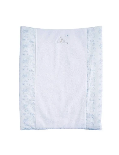Housse matelas à langer - Blue Garden Party (52x66cm)