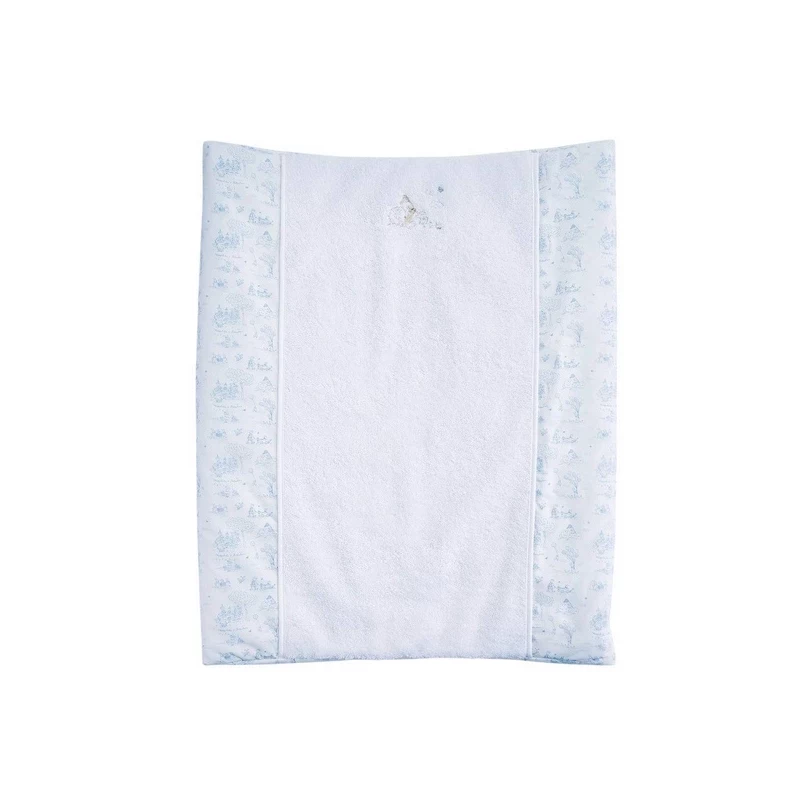 Housse matelas à langer - Blue Garden Party (52x66cm)