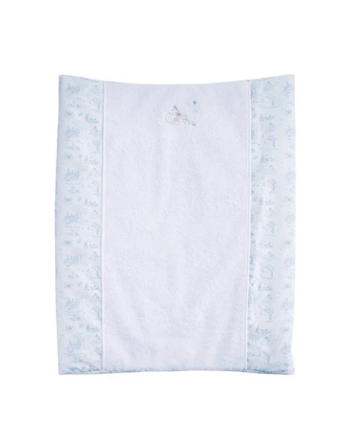 Housse matelas à langer - Blue Garden Party (52x66cm)