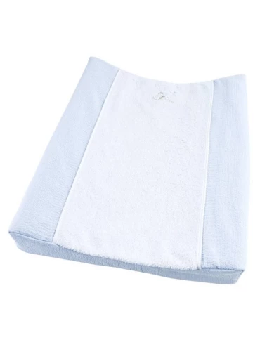 Housse matelas à langer - Blue Garden Party (52x66)