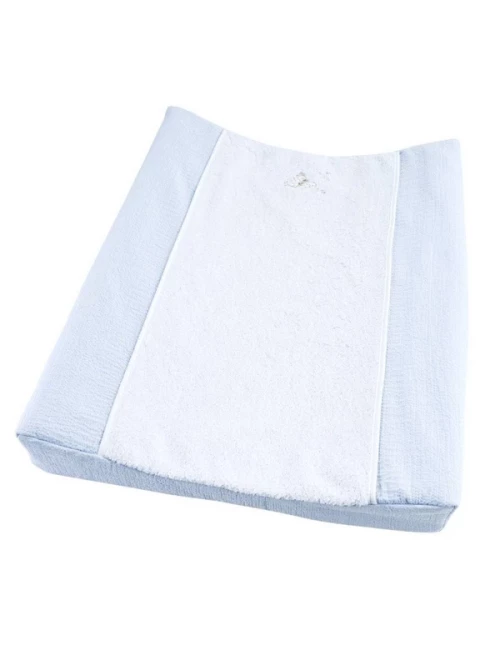 Housse matelas à langer - Blue Garden Party (52x66)