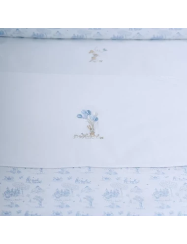Parure de lit - Blue Garden Party (100x135)