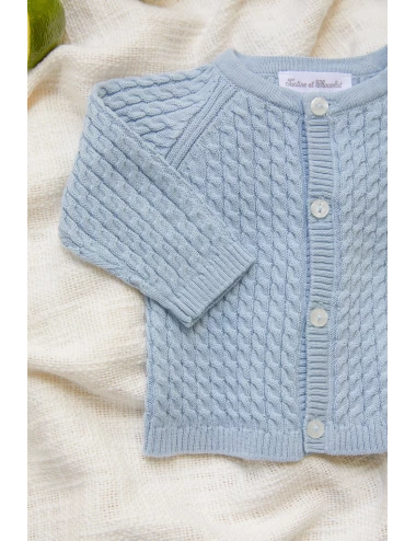 Cardigan - Maille torsadée
