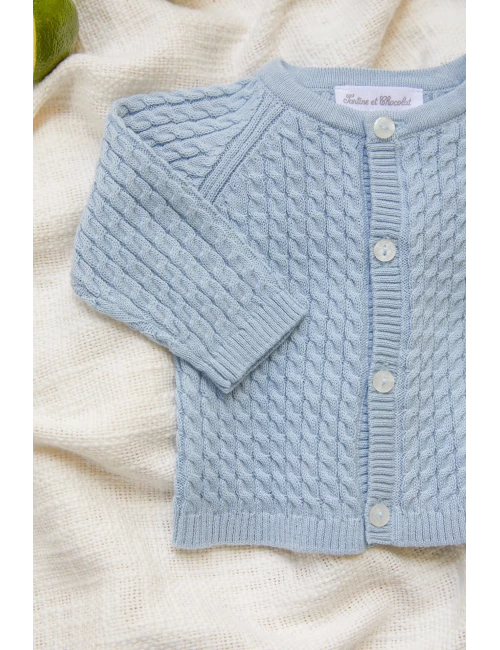 Cardigan - Maille torsadée