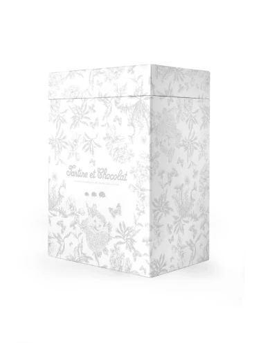 Augustin le Lapin - Toile de Jouy (25cm)