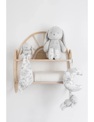 Augustin le Lapin - Toile de Jouy (25cm)