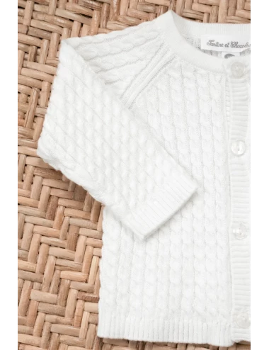 Cardigan - Maille torsadée