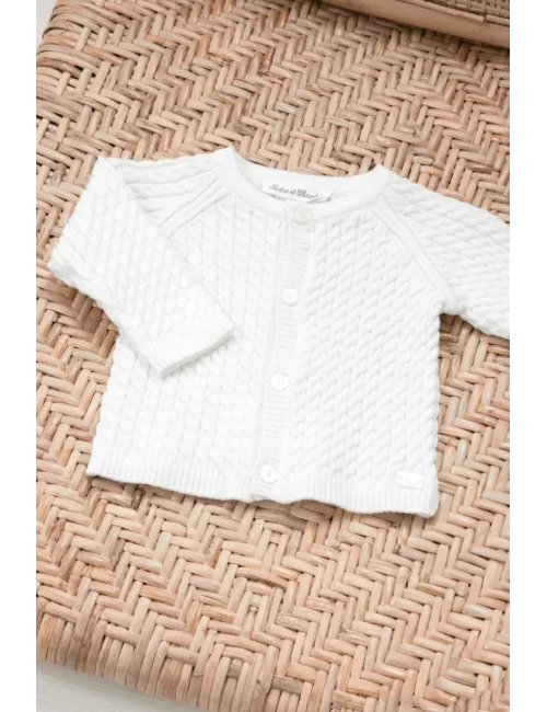 Cardigan - Maille torsadée