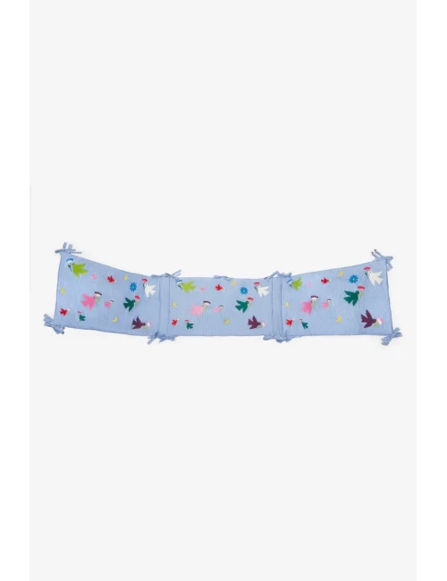 Tour de lit - Broderie oiseaux