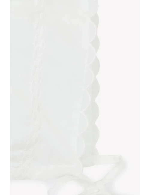 Robe de Baptême - Détails dentelle & volants