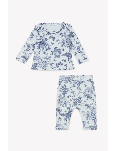 Pyjama 2 pièces - Toile de Jouy