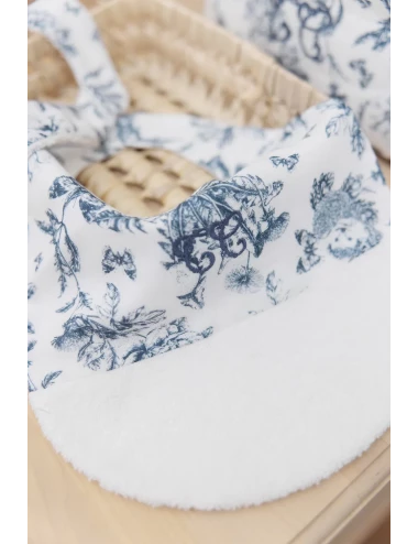 Bavoir - Toile de Jouy T2