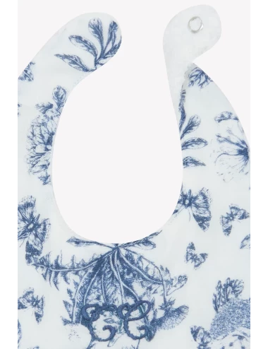 Bavoir - Toile de Jouy