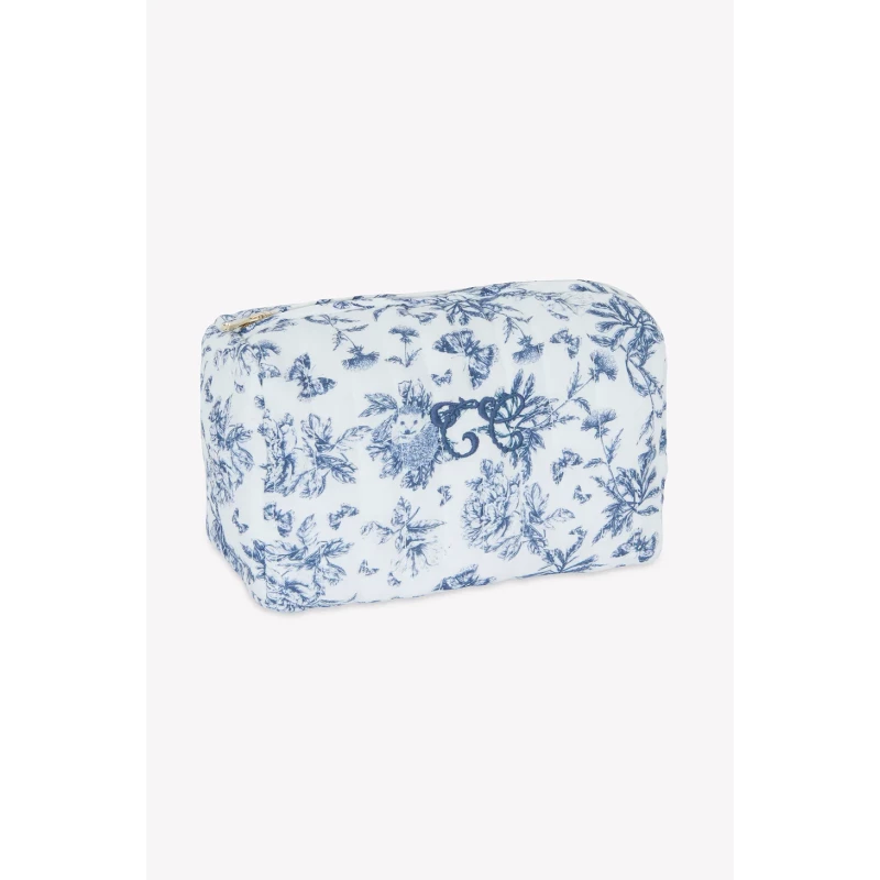 Trousse de toilette - Toile de Jouy