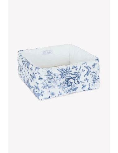 Panière - Toile de Jouy