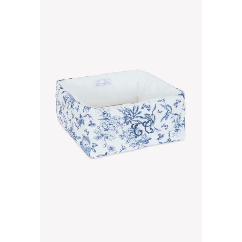 Panière - Toile de Jouy