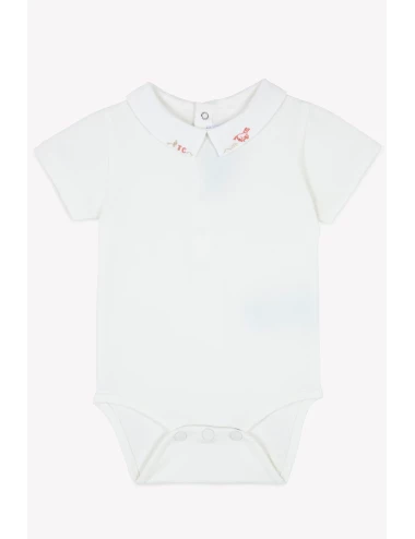 Body - Ecru broderie cowboy