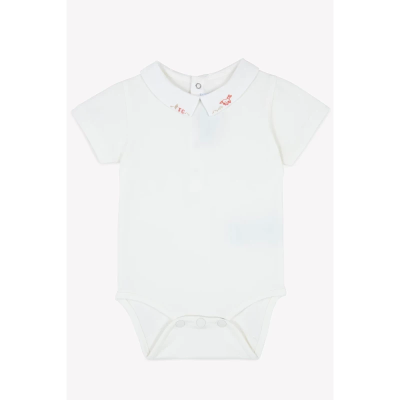 Body - Ecru broderie cowboy