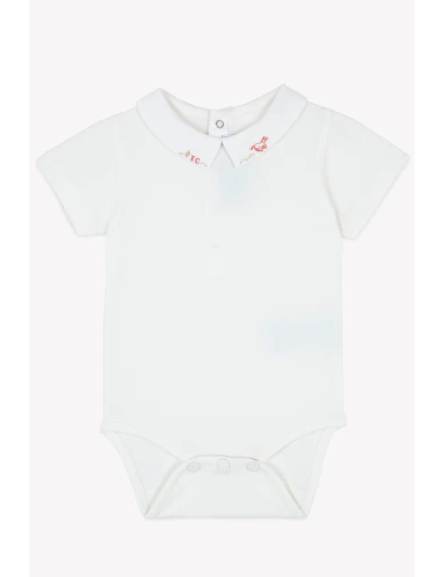 Body - Ecru broderie cowboy