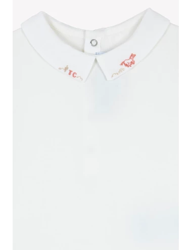 Body - Ecru broderie cowboy
