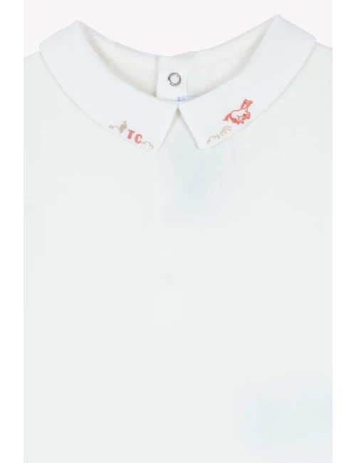 Body - Ecru broderie cowboy