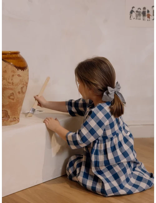 Robe - Pottery Blue Gingham