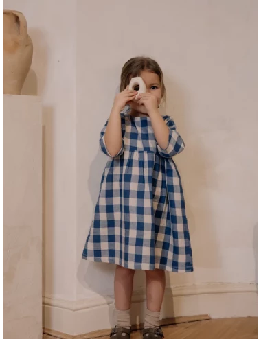 Robe - Pottery Blue Gingham