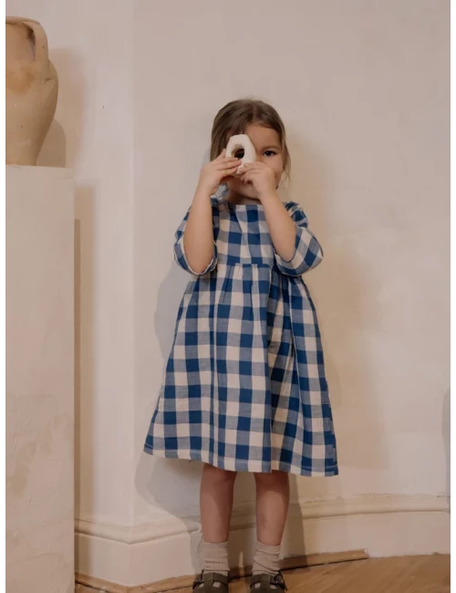 Robe - Pottery Blue Gingham