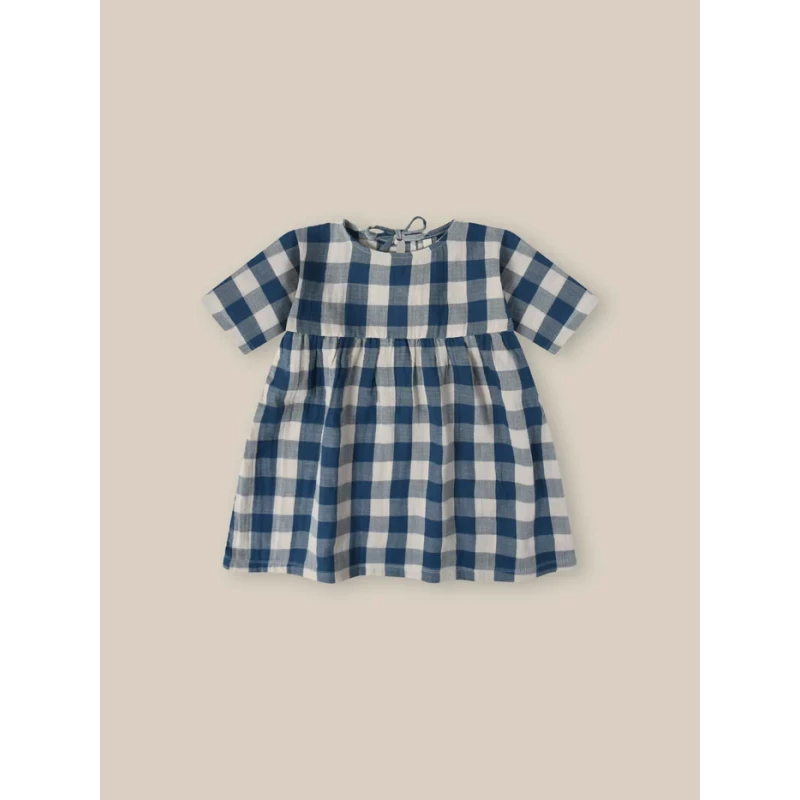 Robe - Pottery Blue Gingham