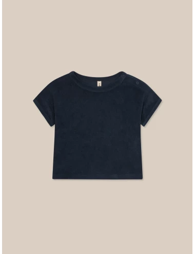 T-shirt en éponge - Navy